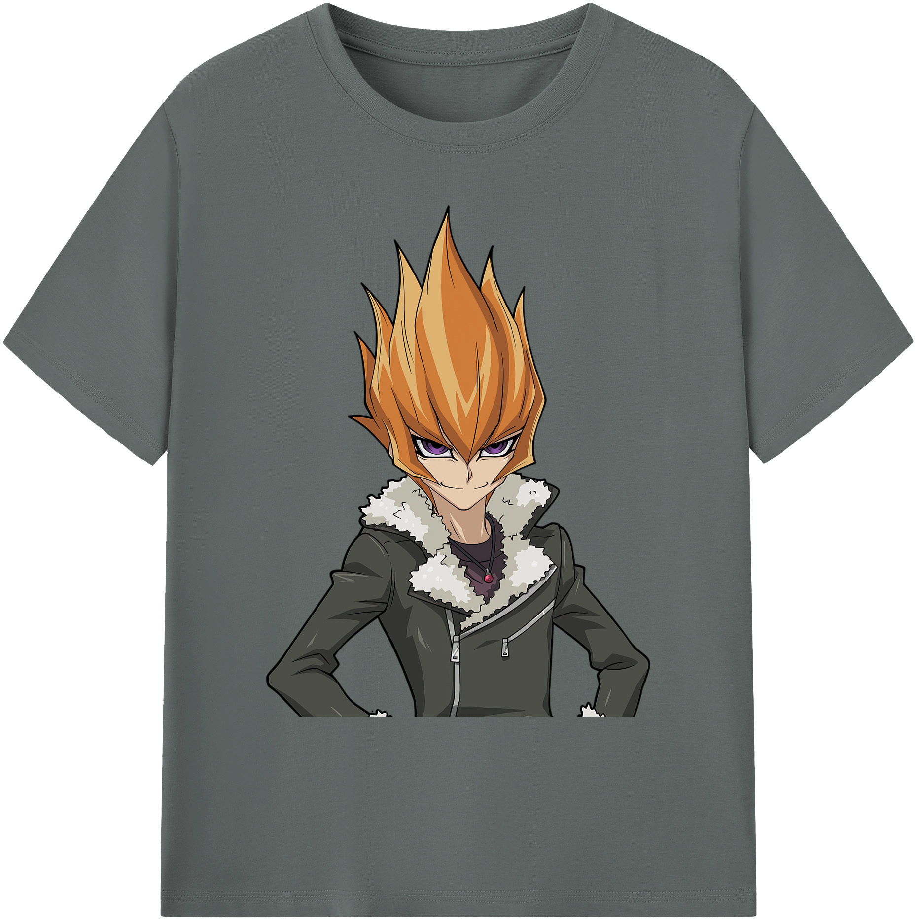 （画像用） 遊☆戯☆王 Yu-Gi-Oh! 綿100％ メンズ半袖Tシャツ｜肌触りやわらか＆通気性